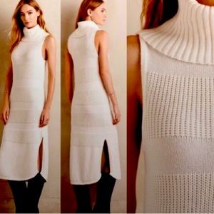 Anthropologie turtle cowl neck sweater dress. XS — moth brand.